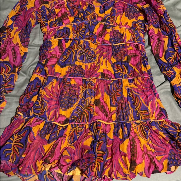 Farm Rio NWT Ruffled Corseted mini Dress 😍 - Picture 3 of 13